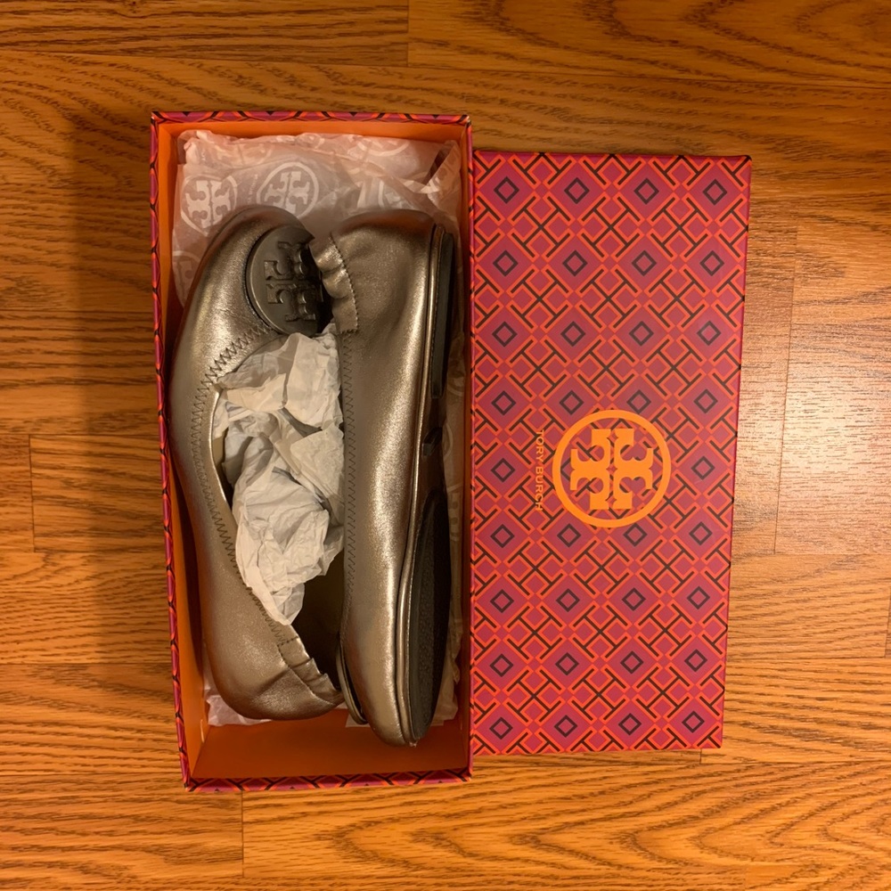 Tory Burch Minnie Travel flats size 7